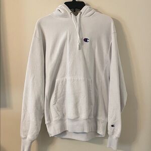 Champion Men's Classic White Hoodie